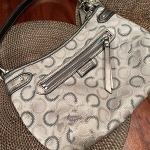 Silver/Grey Small Coach Purse